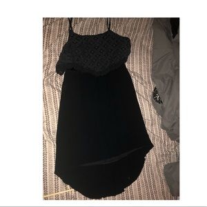 XL Black Highlow Dress